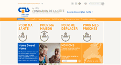 Desktop Screenshot of aide-soins-domicile-lacote.ch