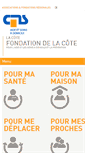 Mobile Screenshot of aide-soins-domicile-lacote.ch