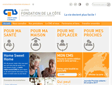 Tablet Screenshot of aide-soins-domicile-lacote.ch